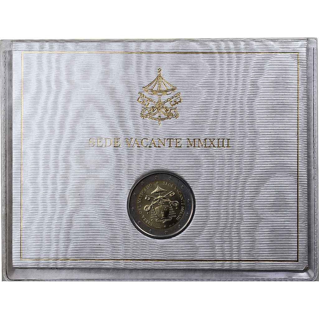 Vaticano, Sede Vacante, 2 Euro, BU, 2013, Rome, Bi-metallico, FDC
