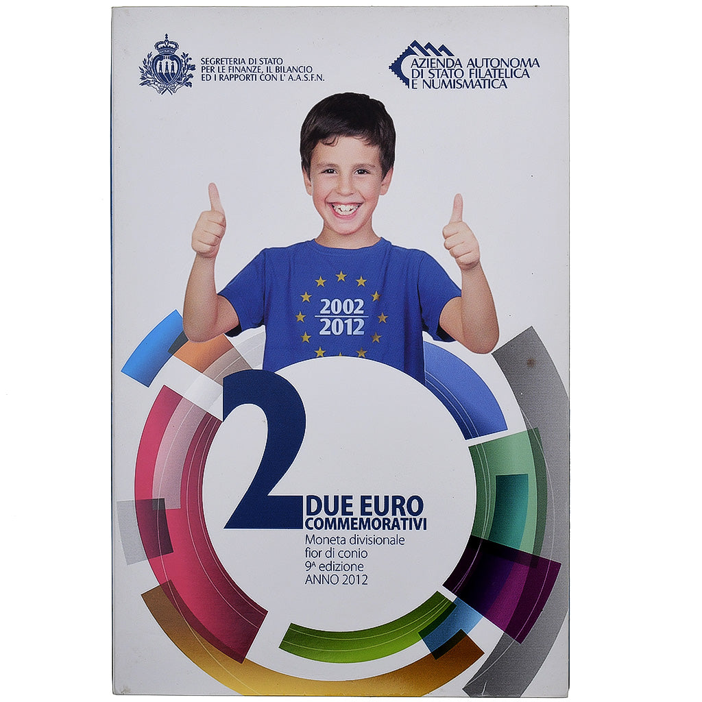 San Marino, 2 Euro, 10 ans de l'euro, BU, 2012, Rome, Bi-Metallic, STGL