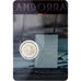 Andorra, 2 Euro, majorité à 18 ans, BU, 2015, Monnaie de Paris, Bimetálico