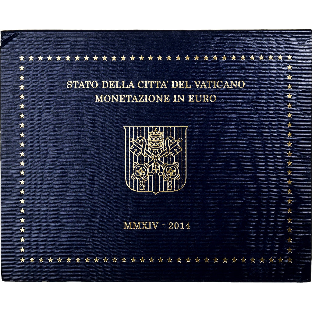 Vatican, Francis, 1 Cent to 2 Euro, BU, 2014, Rome, MS(65-70)