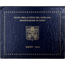 Vatican, Francis, 1 Cent to 2 Euro, BU, 2014, Rome, MS(65-70)