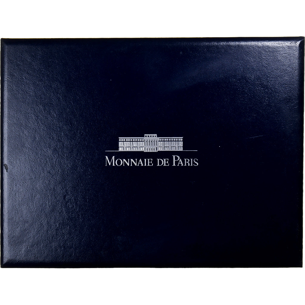 France, Coffret bicentenaire du musée du Louvre, 1993, Monnaie de Paris, BE