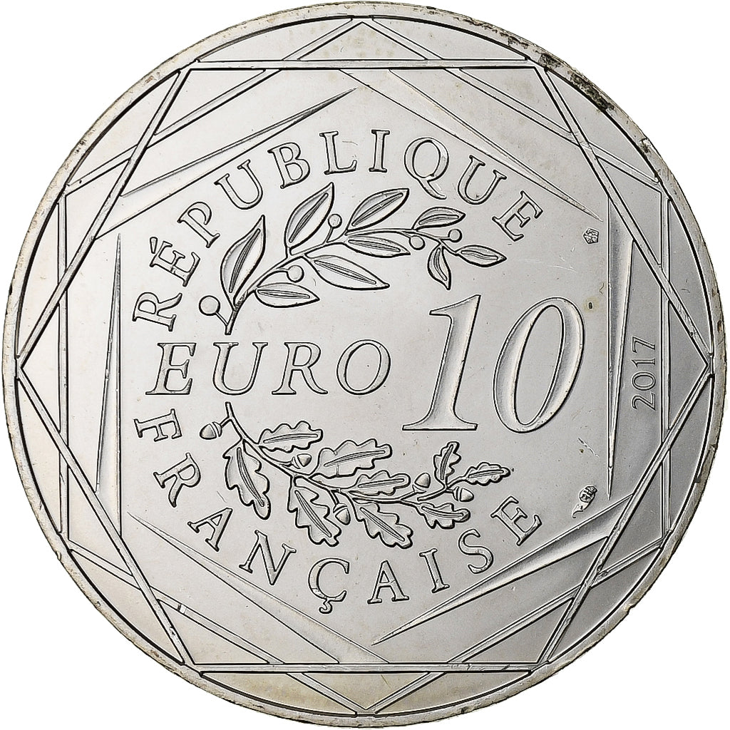 Francia, 10 Euro, Jean-Paul Gaultier (L'Outre-Mer), 2017, Monnaie de Paris