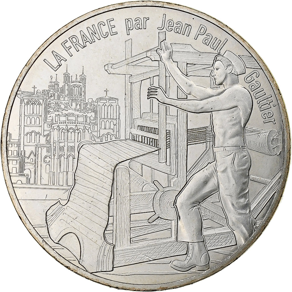 France, 10 Euro, Jean-Paul Gaultier (Lyon la Lumineuse), 2017, Monnaie de Paris