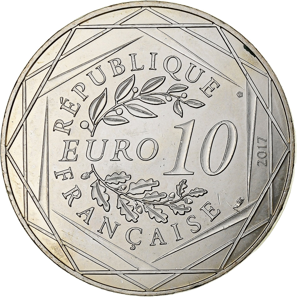 France, 10 Euro, Jean-Paul Gaultier (Lyon la Lumineuse), 2017, Monnaie de Paris