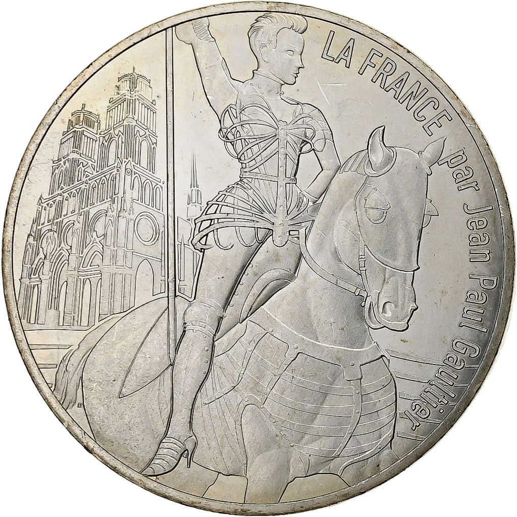 Francia, 10 Euro, Jean-Paul Gaultier (Orléans la Victorieuse), 2017, Monnaie de