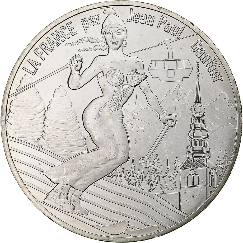 Francja, 10 Euro, Jean-Paul Gaultier (Les Alpes), 2017, Monnaie de Paris