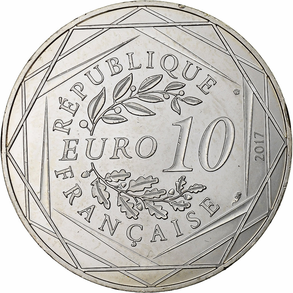 Francja, 10 Euro, Jean-Paul Gaultier (Les Alpes), 2017, Monnaie de Paris