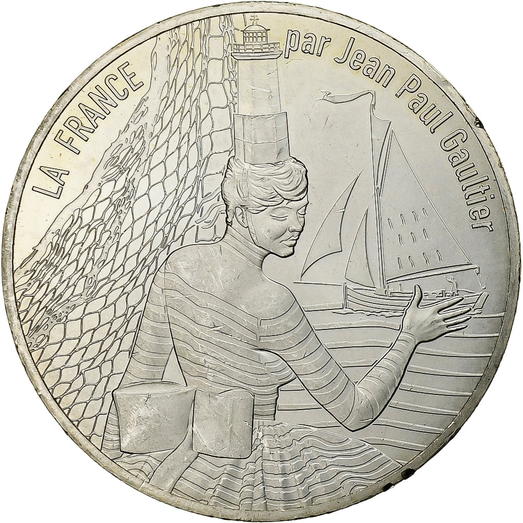 Francia, 10 Euro, Jean-Paul Gaultier (La Bretagne), 2017, Monnaie de Paris