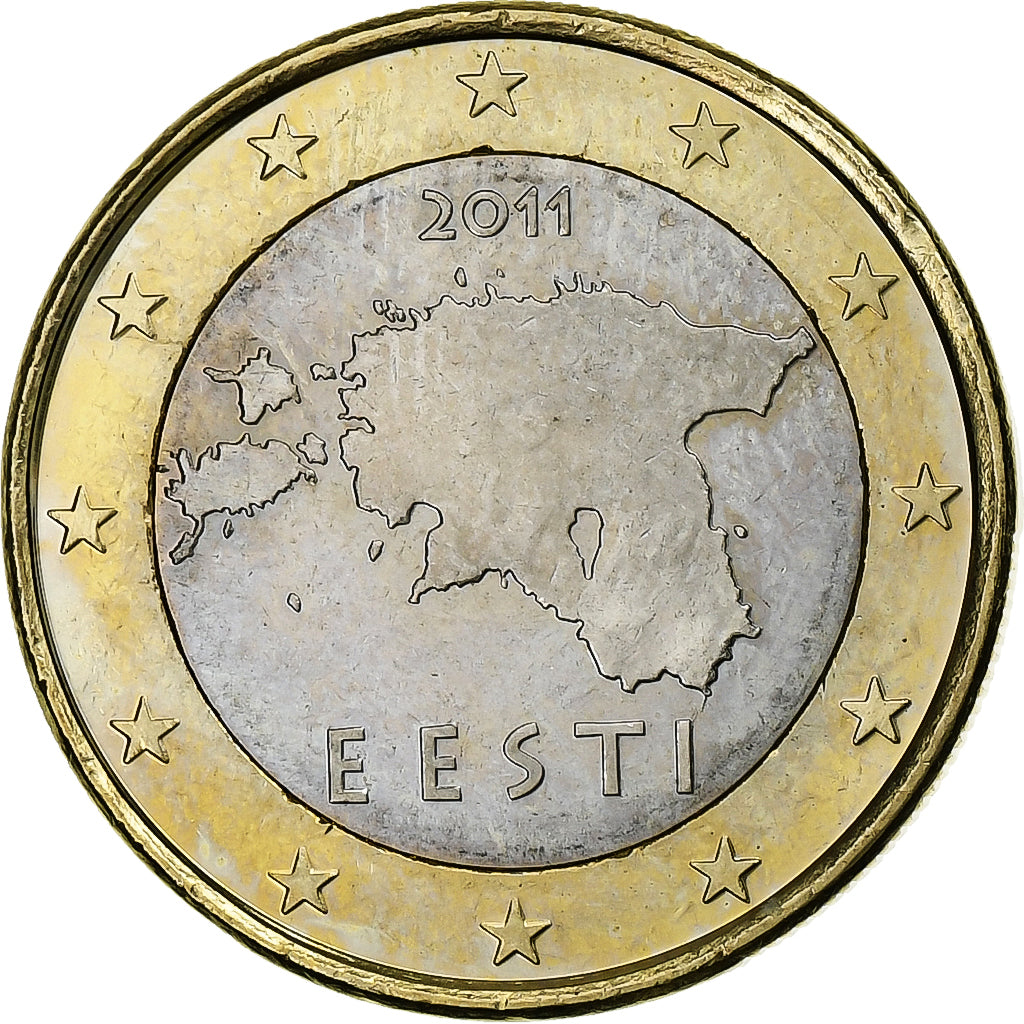 Estonia, Euro, 2011, Vantaa, Bi-Metallic, VZ