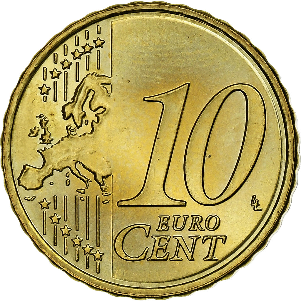 Lituania, 10 Euro Cent, 2015, Vilnius, Nordic gold, SC