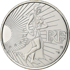 France, 10 Euro, Semeuse, 2009, Monnaie de Paris, Silver, MS(65-70)