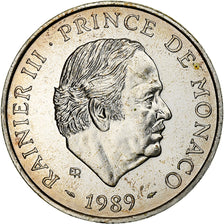 Monaco, Rainier III, 100 Francs, 1989, Monnaie de Paris, Silver, MS(60-62)