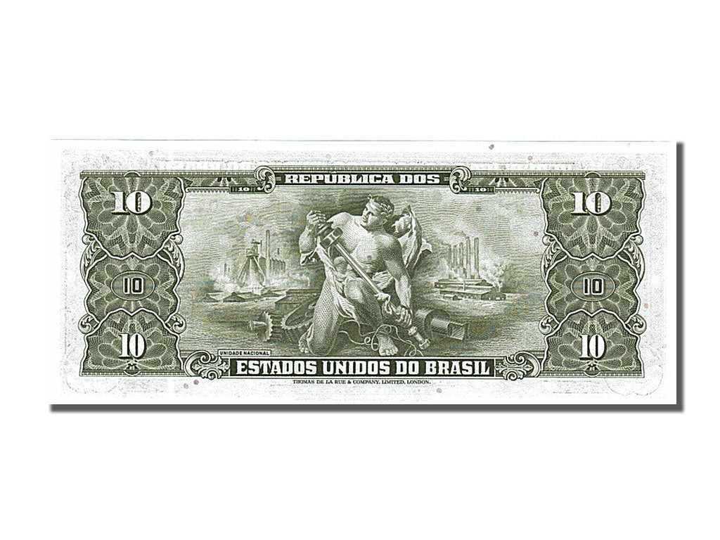 Banknote, Brazil, 1 Centavo on 10 Cruzeiros, 1966, UNC(65-70)