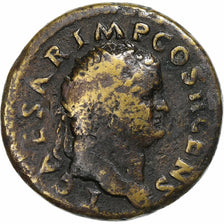 Titus, Dupondius, 73, Rome, Bronze, VF(20-25), RIC:615