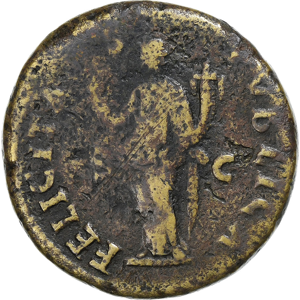 Titus, Dupondius, 73, Rome, Bronze, VF(20-25), RIC:615