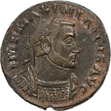Galerius, Follis, 305-307, Lugdunum, Bronze, MS(60-62), RIC:186b