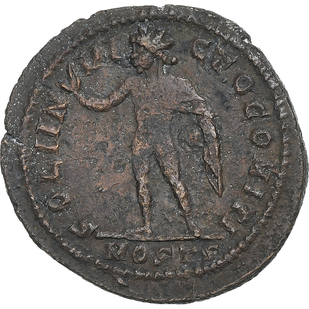 Constantine I, Follis, 312-313, Ostia, Bronze, SS+, RIC:83