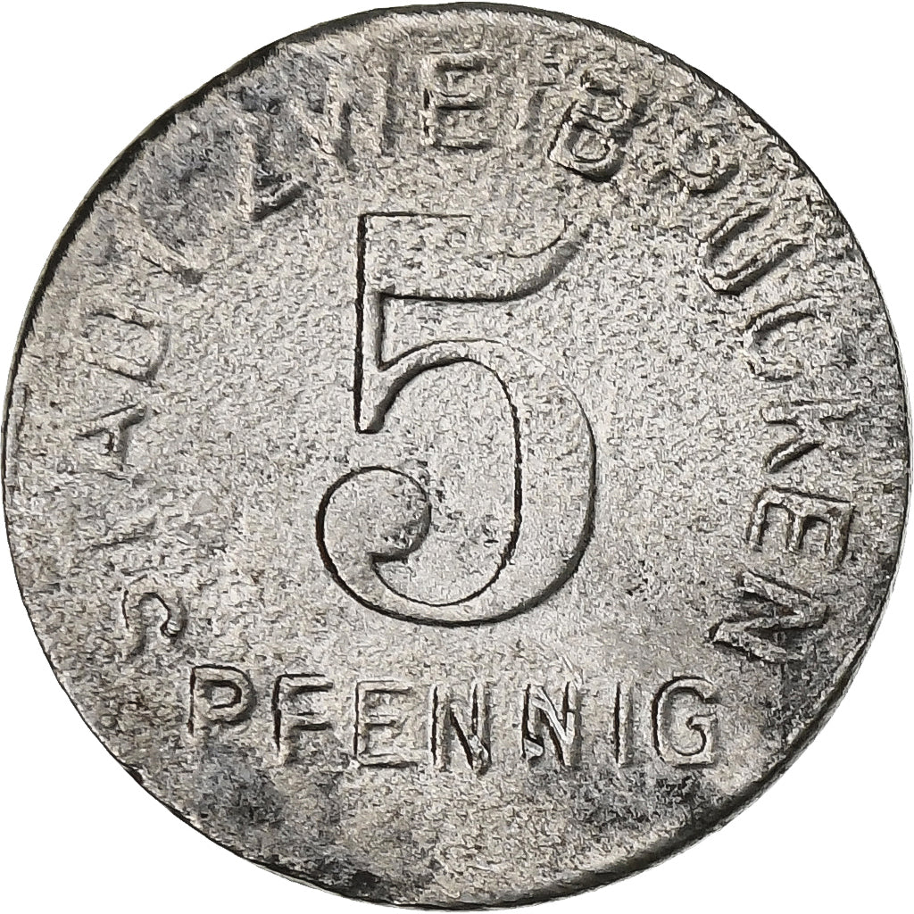 Duitsland, Stadt Zweibrücken, 5 Pfennig, 1919, PR, Iron