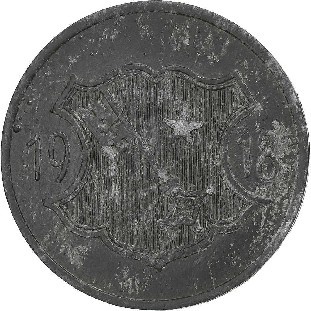 Deutschland, Stadt Worms, 10 Pfennig, 1918, SS+, Zinc