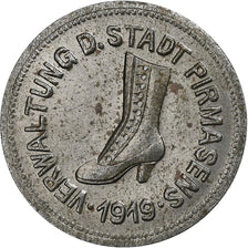 Germania, Stadt Pirmasens, 10 Pfennig, 1919, SPL-, Ferro