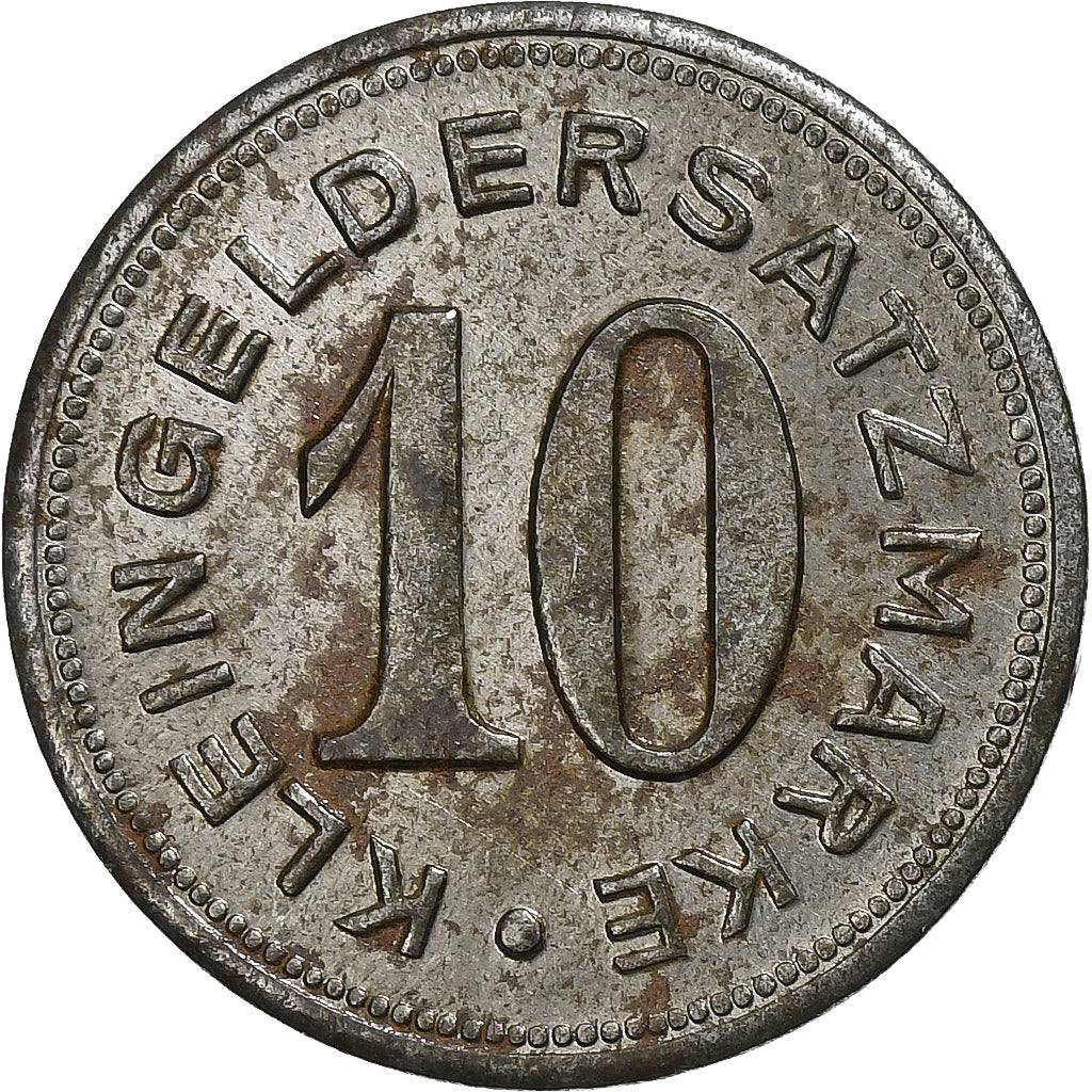 Germania, Stadt Pirmasens, 10 Pfennig, 1919, SPL-, Ferro