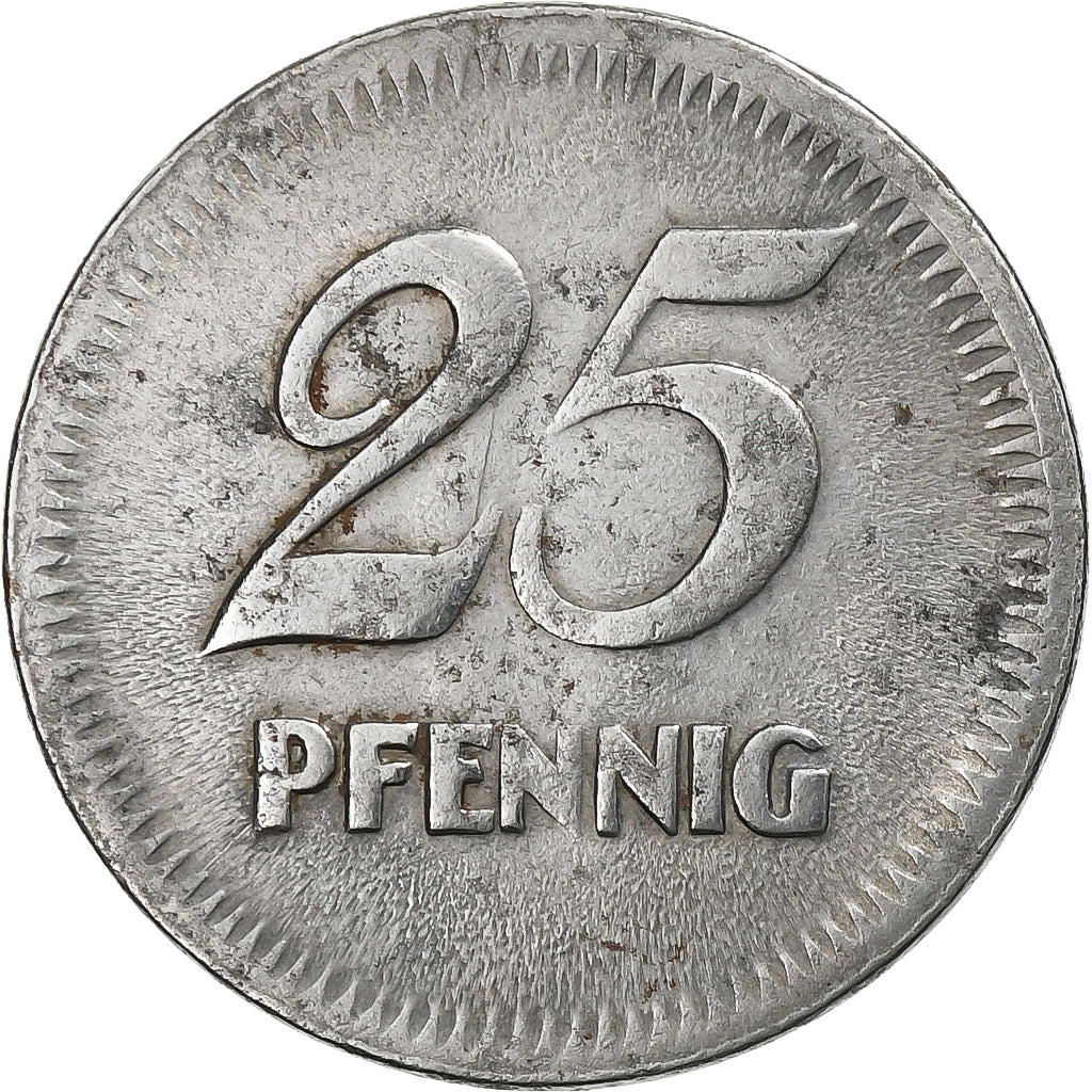 Deutschland, Stadt Mannheim, 25 Pfennig, 1919, SS+, Iron
