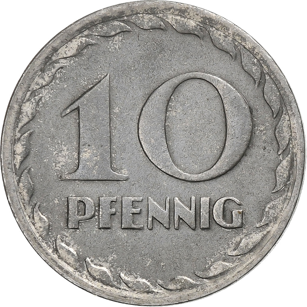 Germany, Stadt Mannheim, 10 Pfennig, 1919, AU(50-53), Iron