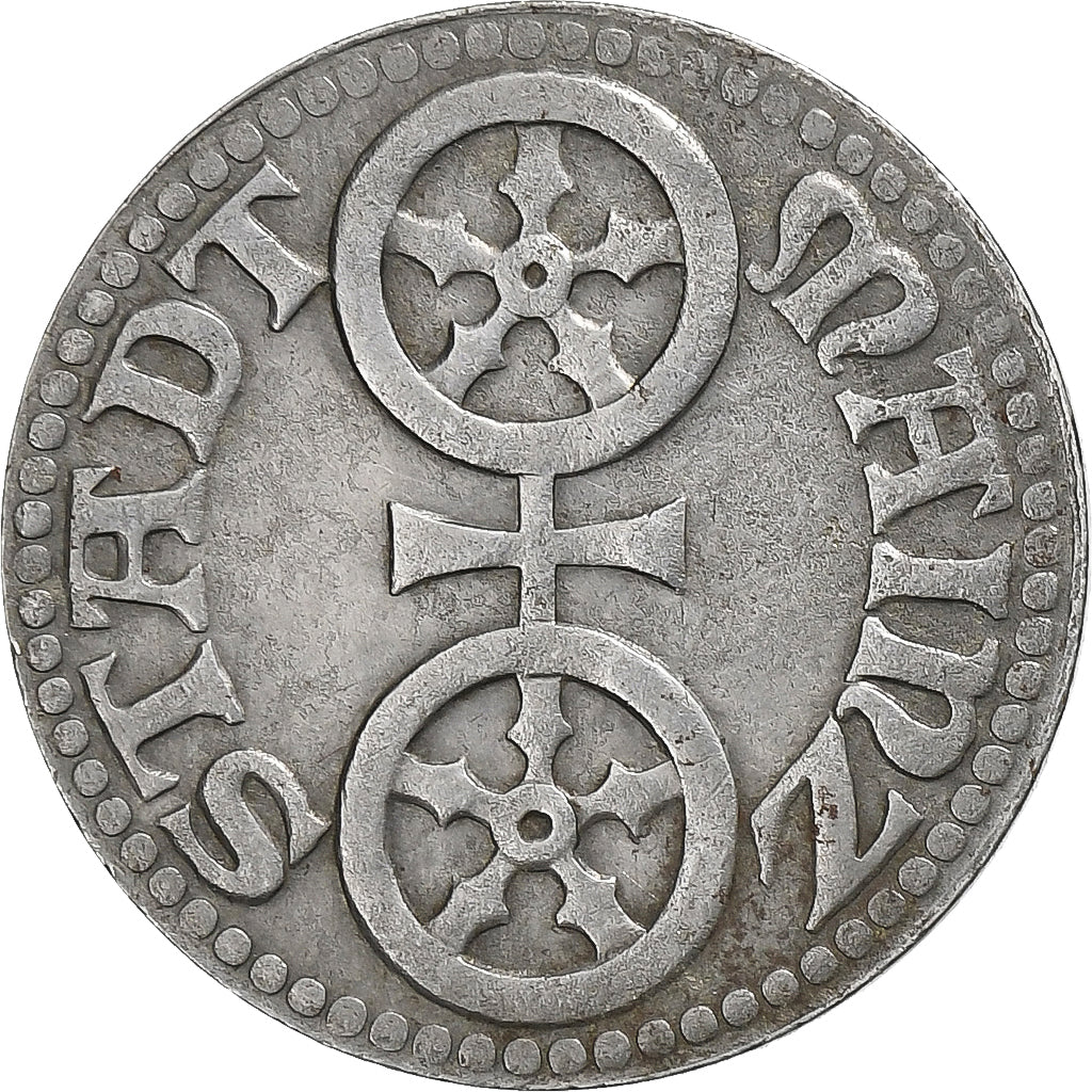 Allemagne, Stadt Mainz, 10 Pfennig, 1918, TTB+, Iron