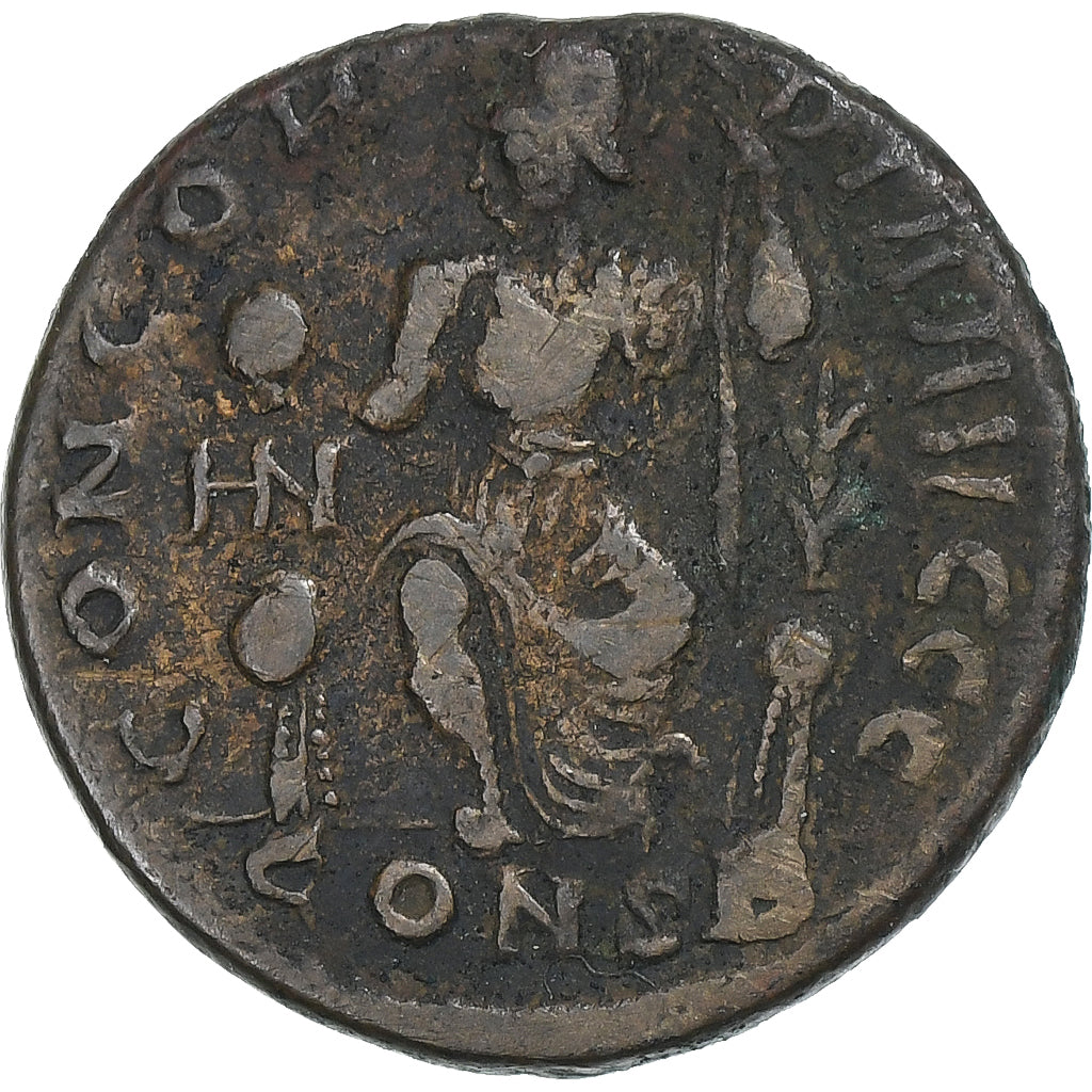 Theodosius I, Follis, 378-383, Constantinople, Bronze, TTB, RIC:57D-9
