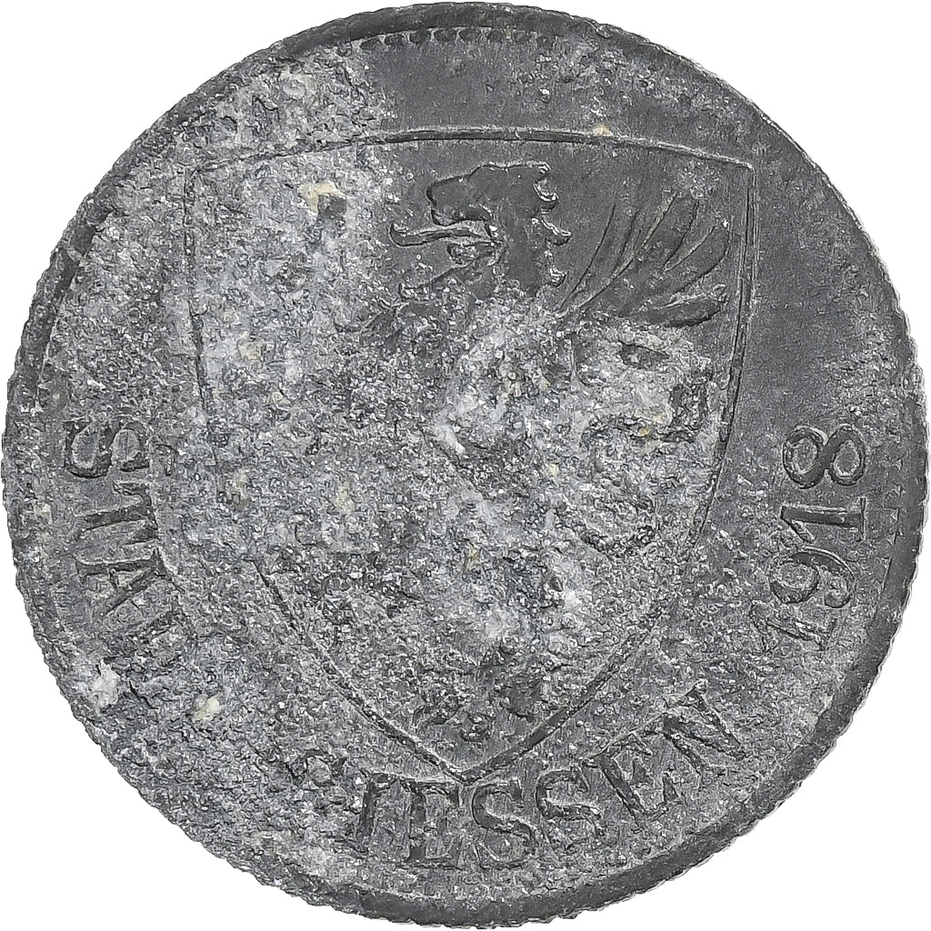 Duitsland, Stadt Giessen, 50 Pfennig, 1918, FR+, Zinc