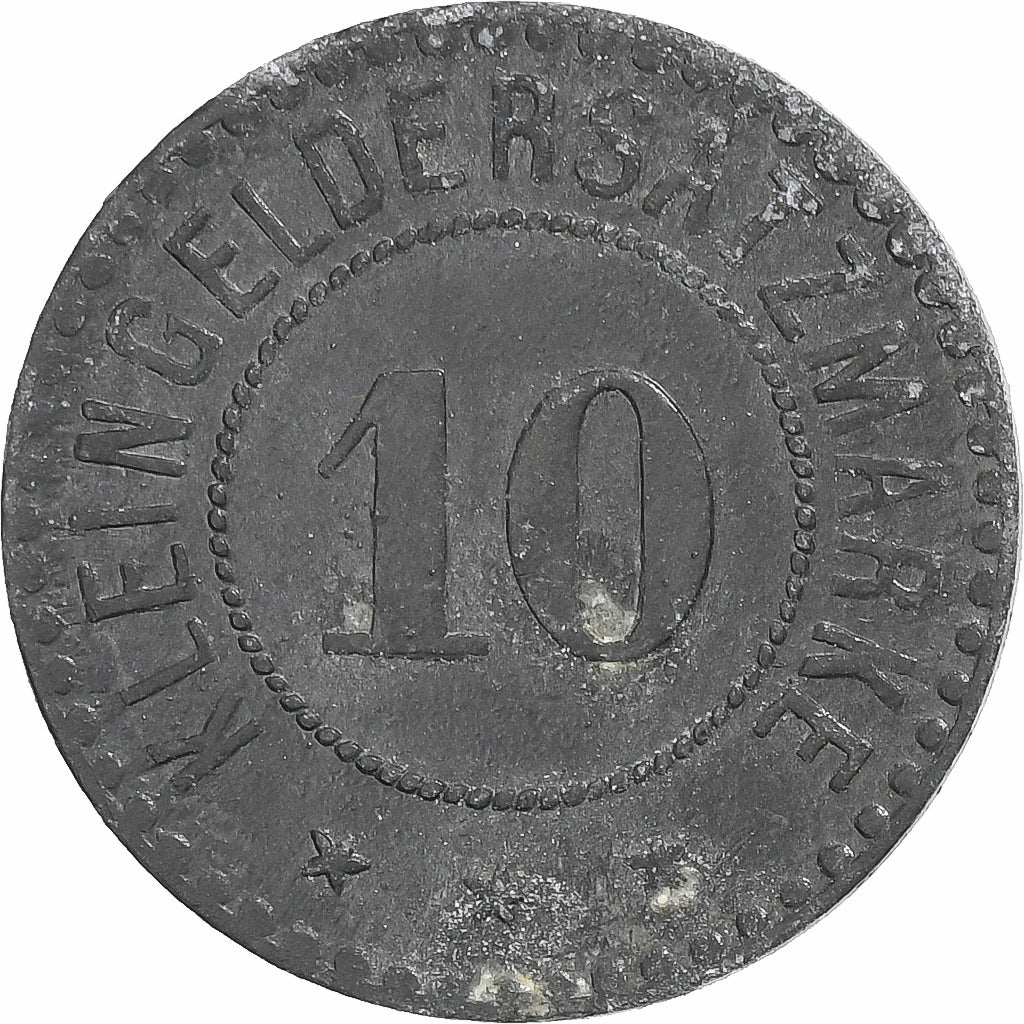 Duitsland, Stadt Giessen, 10 Pfennig, 1918, FR, Iron