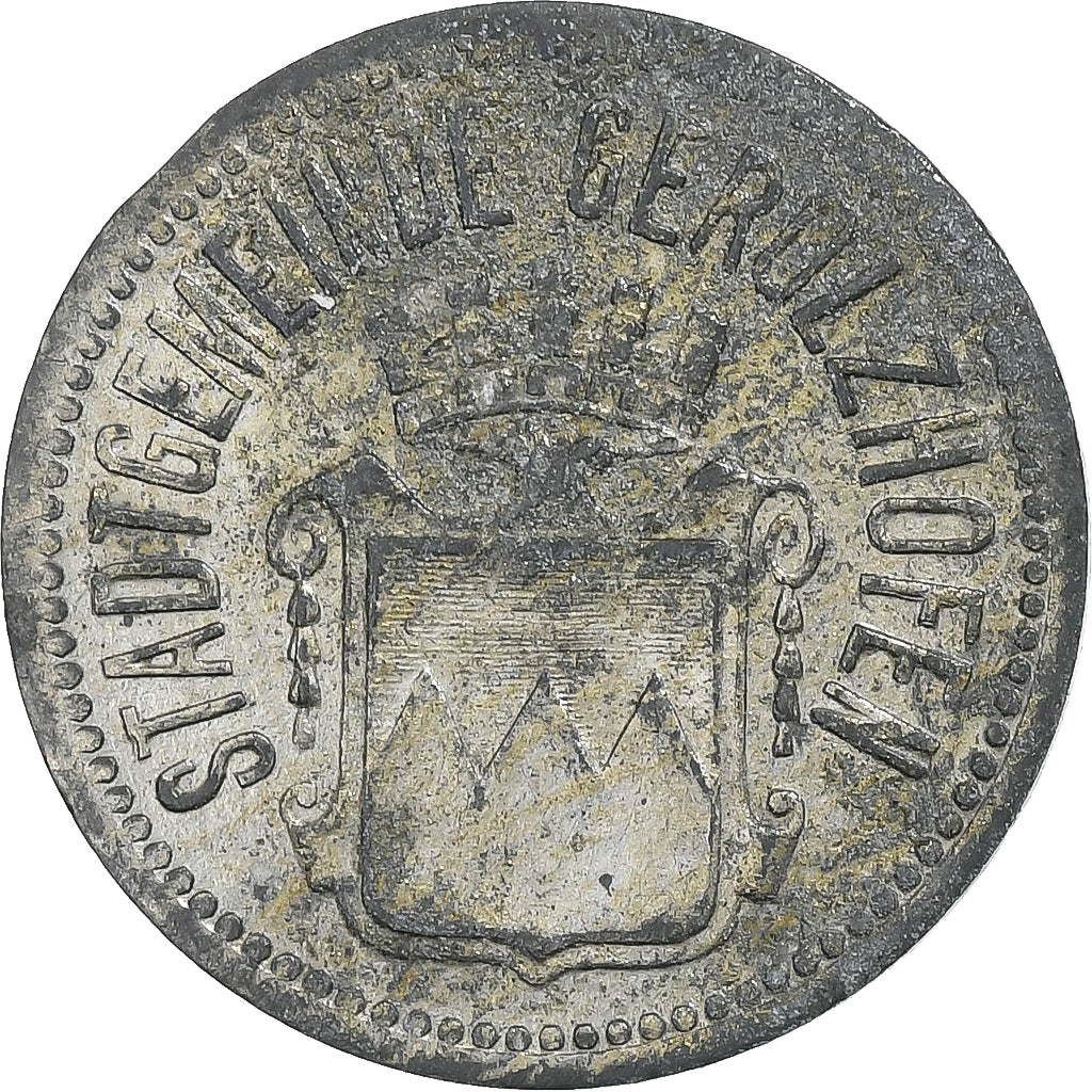 Deutschland, Stadt Gerolzhofen, 10 Pfennig, 1917, S+, Zinc