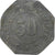 Germania, Stadt Germersheim, 50 Pfennig, 1917, BB, Zinco