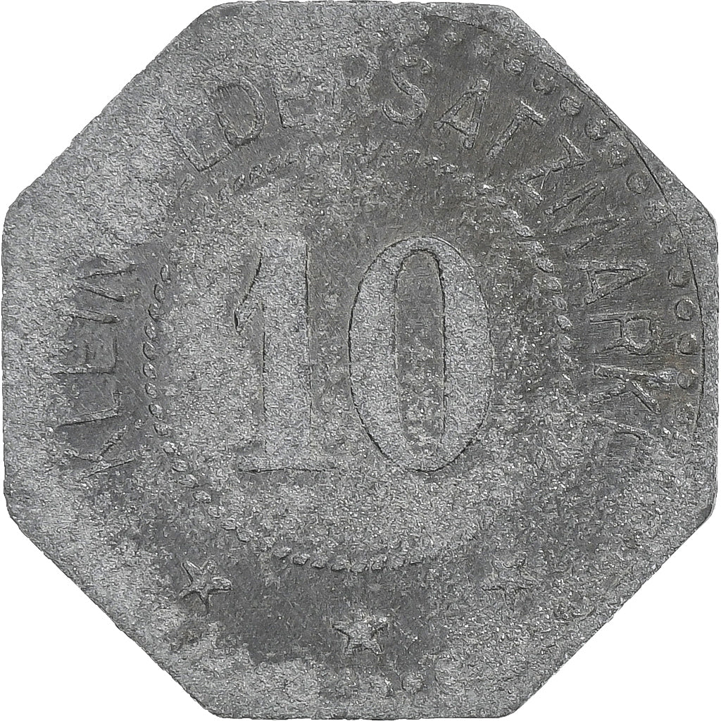 Alemanha, Stadt Fulda, 10 Pfennig, 1917, VF(30-35), Zinco