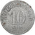 Germania, Stadt Fürth in Bayern, 10 Pfennig, 1917, BB+, Ferro