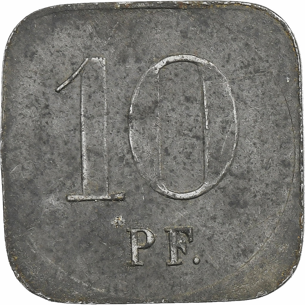 Alemanha, Stadt Freudenstadt, 10 Pfennig, 1919, EF(40-45), Zinco
