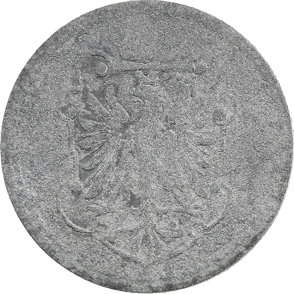 Germania, Stadt Frankfurt am Main, 10 Pfennig, 1919, MB+, Zinco