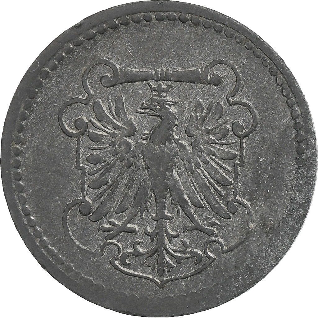 Alemanha, Stadt Frankfurt am Main, 10 Pfennig, 1917, AU(50-53), Zinco