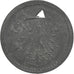 Duitsland, Stadt Frankfurt am Main, 10 Pfennig, 1917, Holed, ZF, Zinc