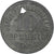 Germania, Stadt Frankfurt am Main, 10 Pfennig, 1917, Holed, BB, Zinco