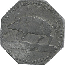 Alemanha, Stadt Eberbach, 10 Pfennig, 1917, EF(40-45), Zinco