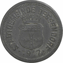 Deutschland, Stadt Deggendorf, 50 Pfennig, 1917, VZ, Zinc