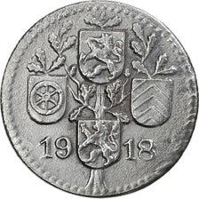 Alemanha, Stadt Dieburg, 5 Pfennig, 1918, AU(50-53), Ferro