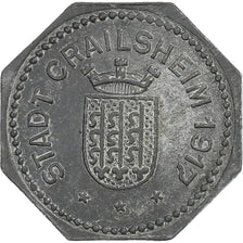 Alemania, Stadt Crailsheim, 5 Pfennig, 1917, MBC+, Cinc