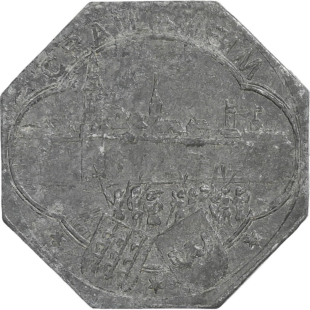 Germania, Stadt Crailsheim, 10 Pfennig, 1920, BB, Zinco