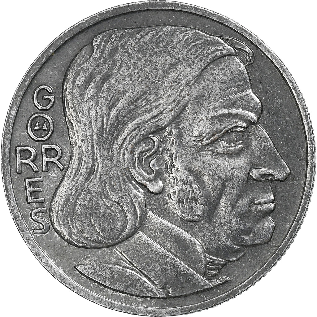 Deutschland, Stadt Coblenz, 1/2 Mark, 1921, Johann Joseph von Görres, VZ, Iron