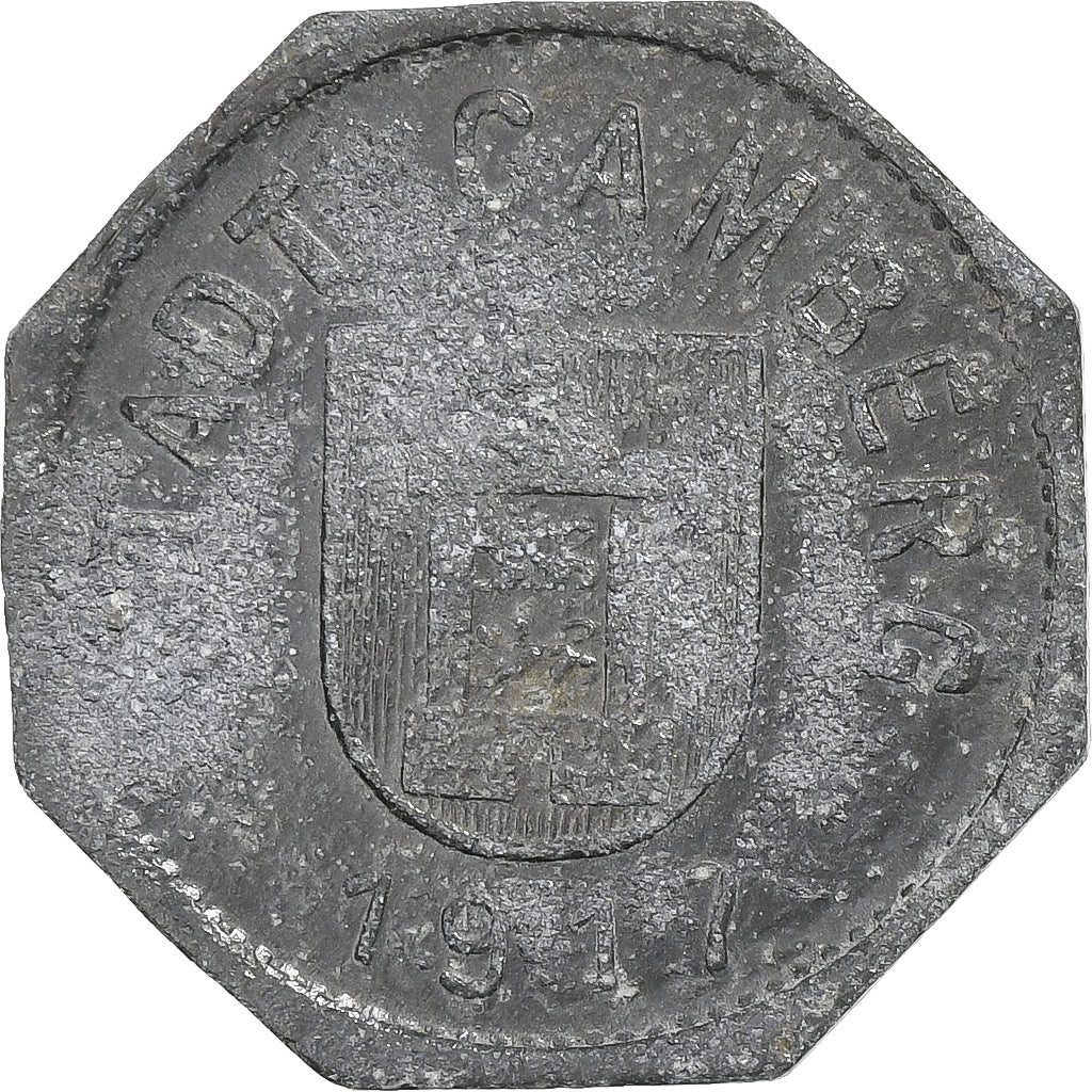 Deutschland, Stadt Camberg, 10 Pfennig, 1917, S, Zinc