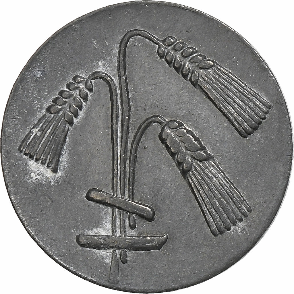 Niemcy, Stadt Budingen, 10 Pfennig, AU(50-53), Cynk