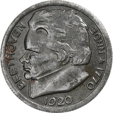 Germania, Stadt Bonn, 50 Pfennig, 1920, Beethoven, SPL-, Ferro